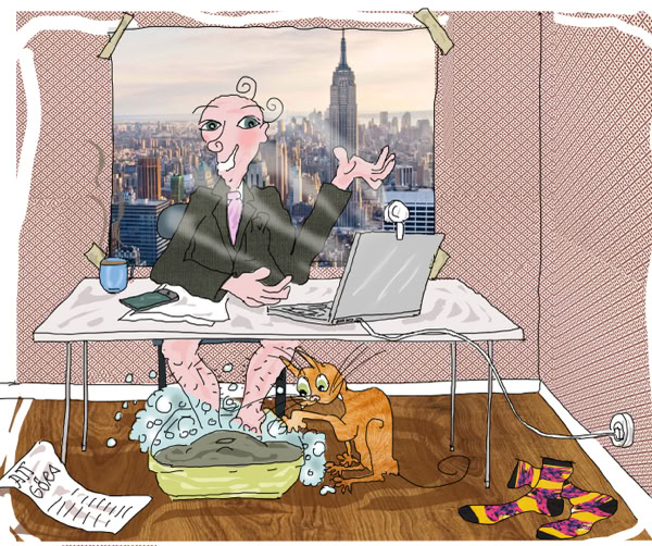 Illustration till Svea Banks kundtidning