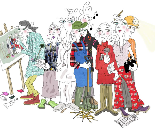 Illustration till Svea Banks kundtidning